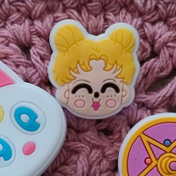 Sailor Moon 5 PC Croc Charm Jibitz Set - Picture 4 of 7